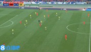 这球有威胁！国足本场第一脚射正来自塞尔吉尼奥劲射，被瑞安扑出